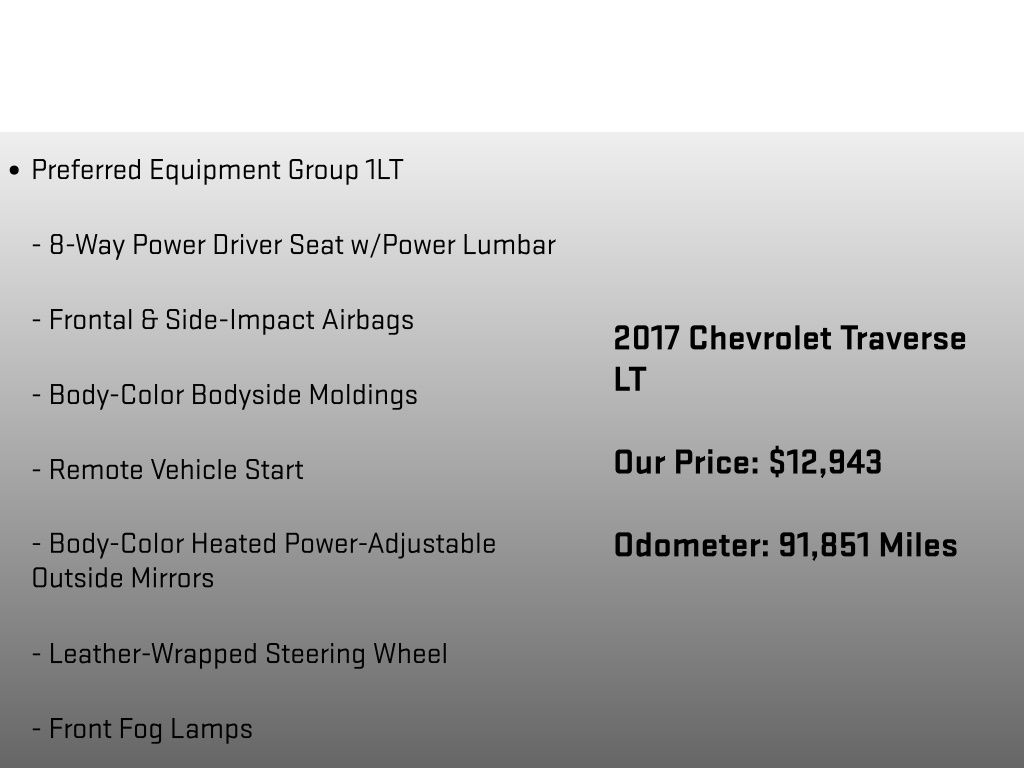 2017 Chevrolet Traverse LT Blue at Auto Express Mitsubishi