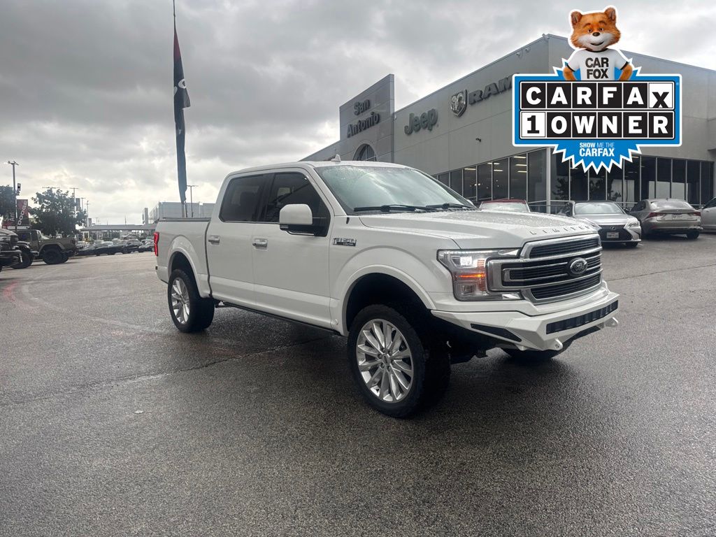 White Metallic 2020 Ford F-150 Pickup Truck Four-Wheel Drive Automatic