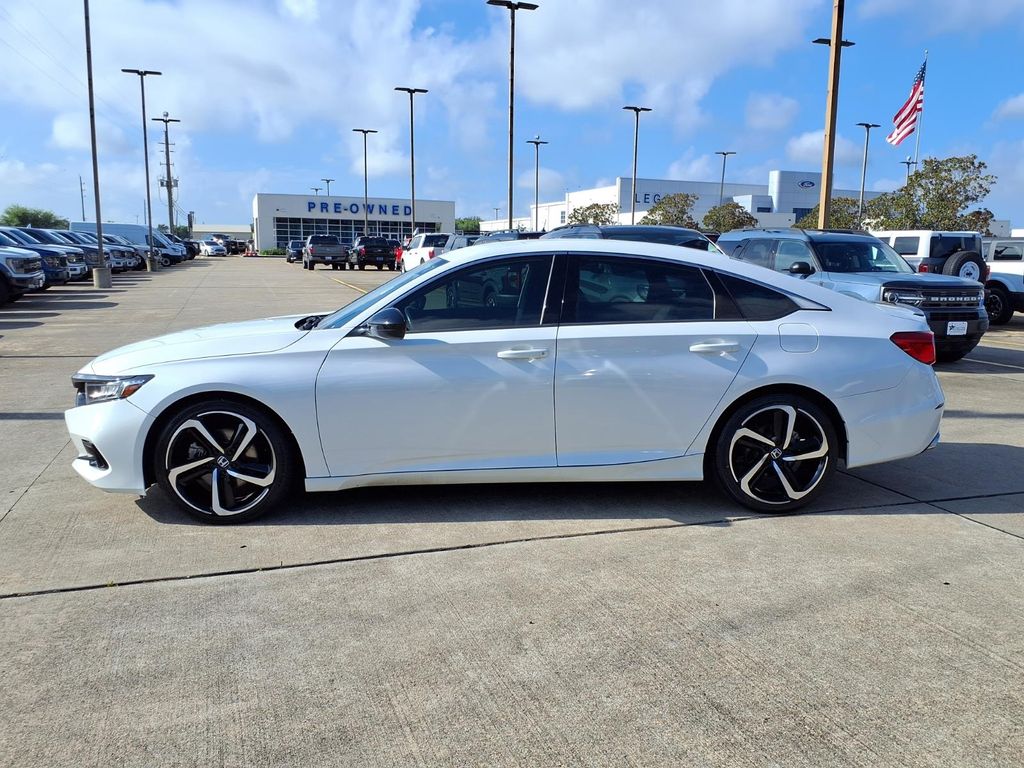 2021 Honda Accord Sport White at Legacy Ford
