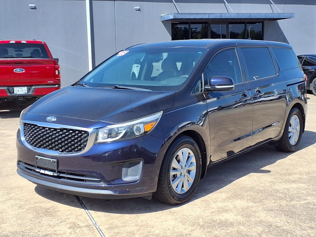 2018 Kia Sedona LX Blue at DeMontrond Automotive Group