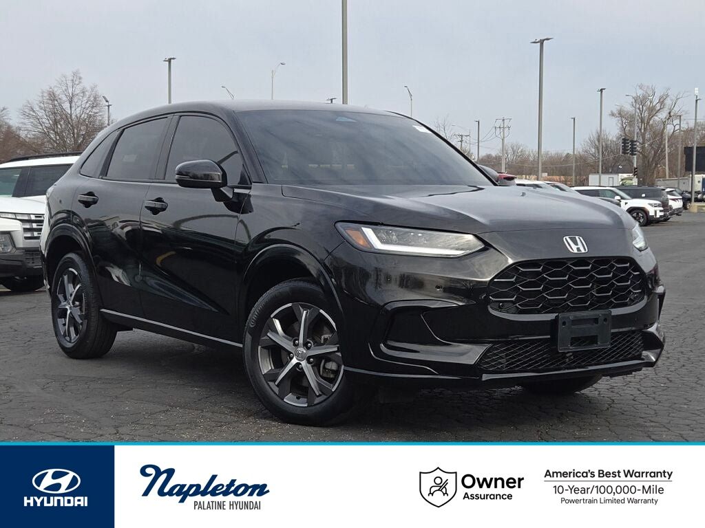 Gray (Modern Steel Metallic) 2024 Honda HR-V SUV / Crossover All-Wheel Drive Continuously Variable Transmission