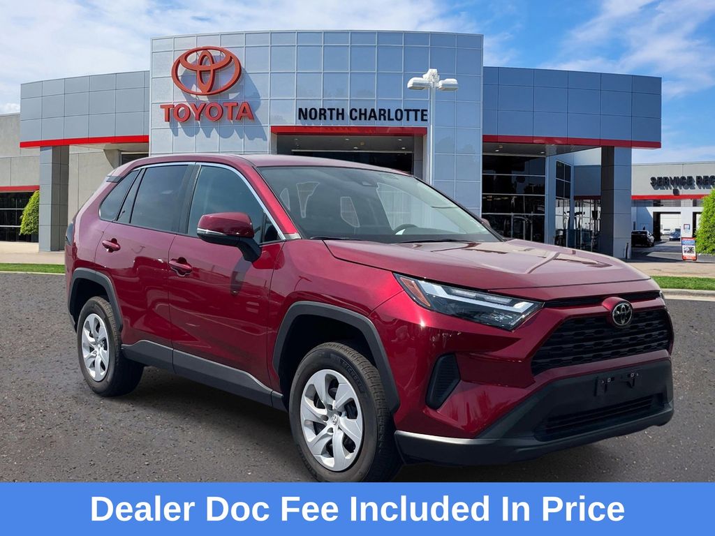 Red (Ruby Flare Pearl) 2024 Toyota RAV4 LE FWD SUV / Crossover Front-Wheel Drive 8-Speed Automatic