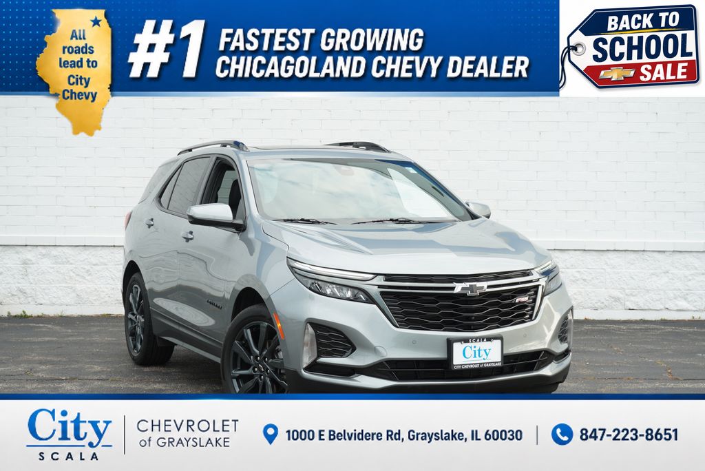 Sterling Gray Metallic 2023 Chevrolet Equinox SUV / Crossover Four-Wheel Drive 6-Speed Automatic Overdrive