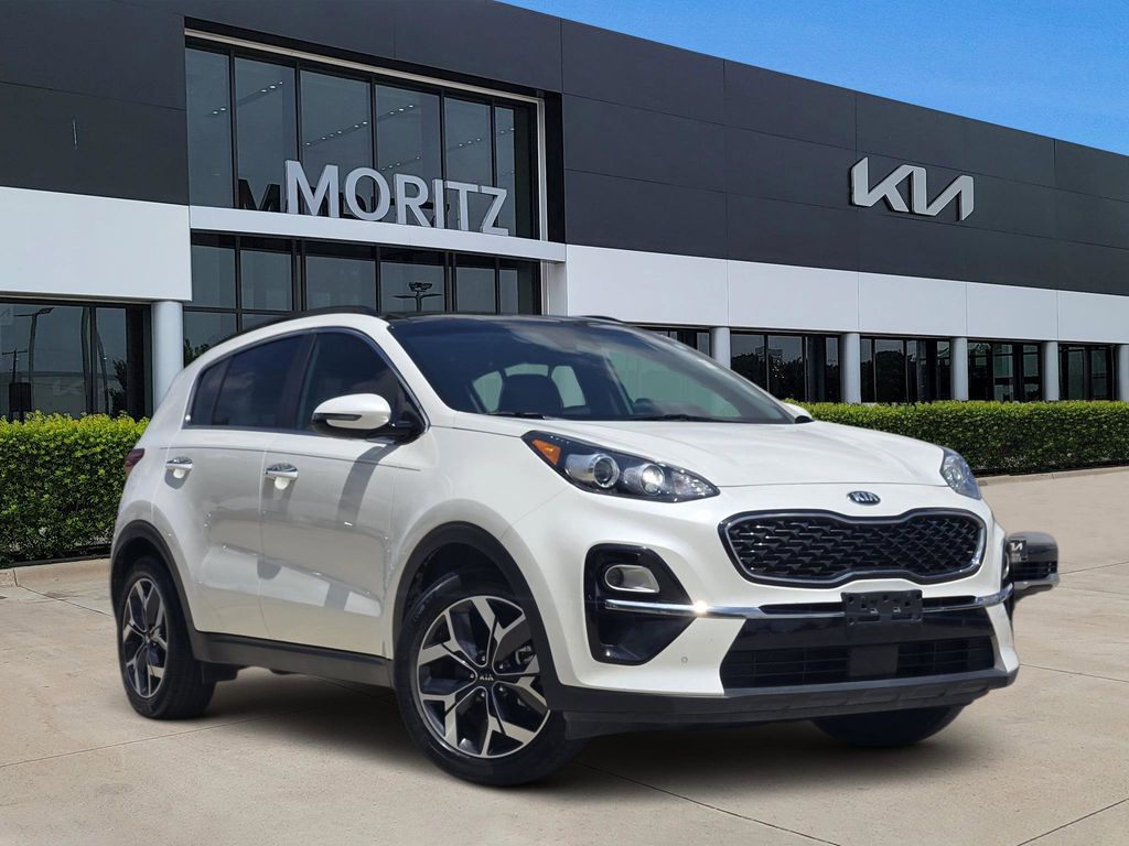 Snow White Pearl 2020 Kia Sportage EX FWD SUV / Crossover Front-Wheel Drive 6-Speed Automatic Overdrive