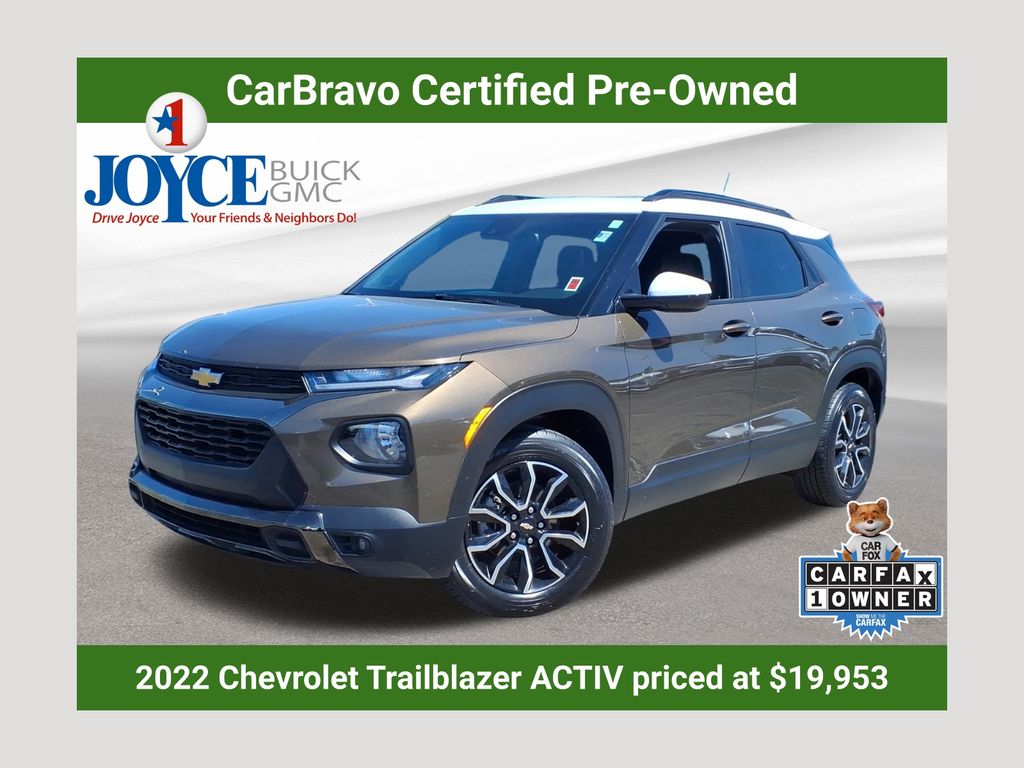 Zeus Bronze Metallic 2022 Chevrolet Trailblazer SUV / Crossover Front-Wheel Drive Continuously Variable Transmission