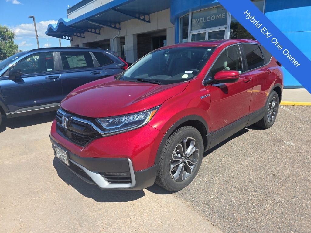 Red 2021 Honda CR-V Hybrid SUV / Crossover All-Wheel Drive Continuously Variable Transmission
