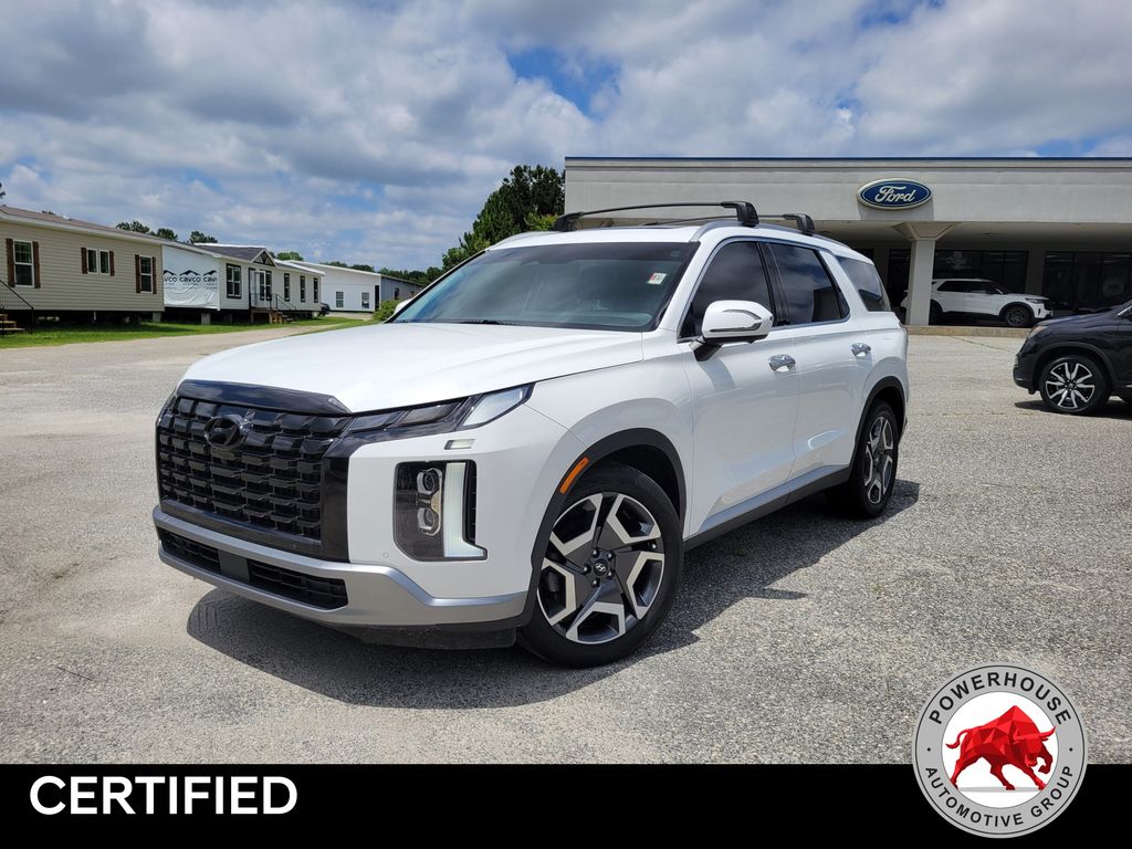 Hyper White 2023 Hyundai Palisade SUV / Crossover Front-Wheel Drive 8-Speed Automatic