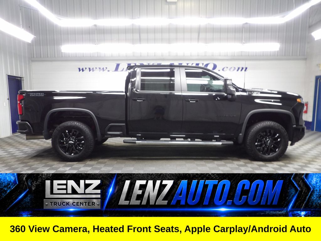 Black 2025 Chevrolet Silverado 2500HD Pickup Truck Four-Wheel Drive Automatic