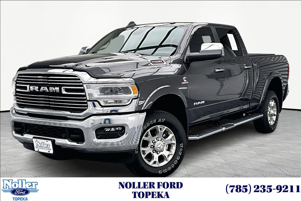 Gray (Granite Crystal Metallic Clearcoat) 2022 RAM 2500 Laramie Crew Cab 4WD Pickup Truck Four-Wheel Drive 6-Speed Automatic