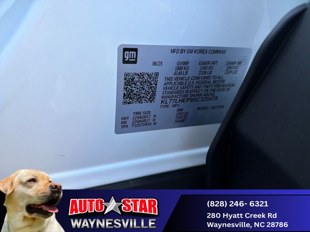 new 2025 Chevrolet Trax car, priced at $23,965