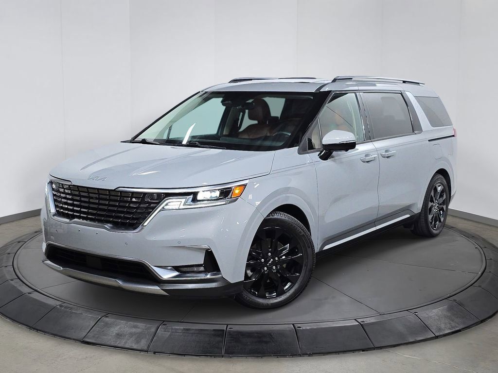 Ceramic Silver 2022 Kia Carnival SX Prestige FWD Minivan Front-Wheel Drive 8-Speed Automatic