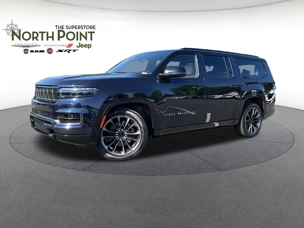 Midnight Sky 2025 Jeep Grand Wagoneer L SUV / Crossover Four-Wheel Drive 8-Speed Automatic