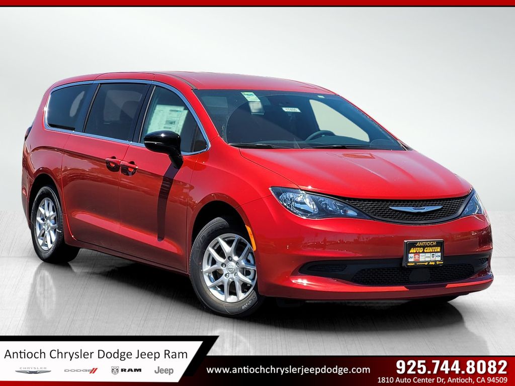 Red Hot Pearlcoat 2026 Chrysler Voyager LX FWD Minivan Front-Wheel Drive 9-Speed Automatic