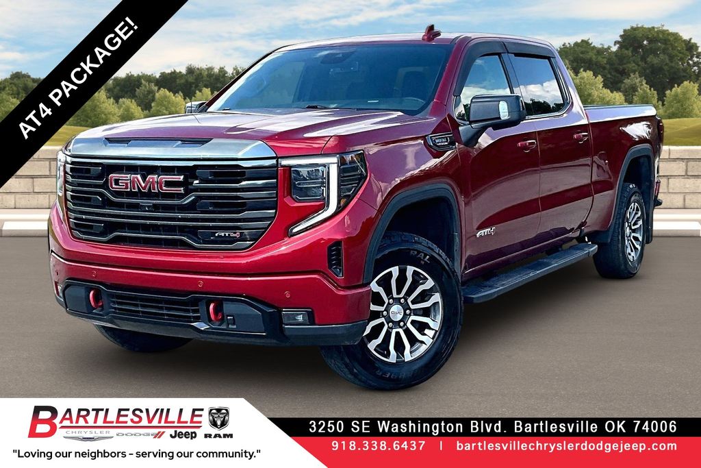 Volcanic Red 2023 GMC Sierra 1500 Pickup Truck Four-Wheel Drive Automatic