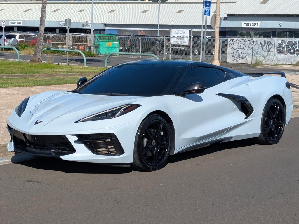 Ceramic Matrix Gray Metallic 2023 Chevrolet Corvette Stingray 1LT Coupe RWD Coupe Rear-Wheel Drive 8-Speed Dual Clutch