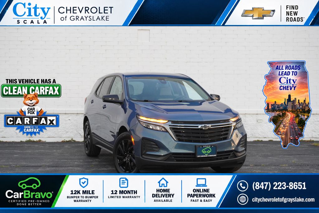 Lakeshore Blue Metallic 2024 Chevrolet Equinox SUV / Crossover Front-Wheel Drive 6-Speed Automatic Overdrive
