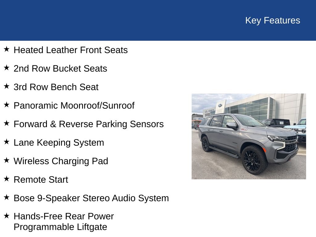 2022 Chevrolet Tahoe 4WD Z71