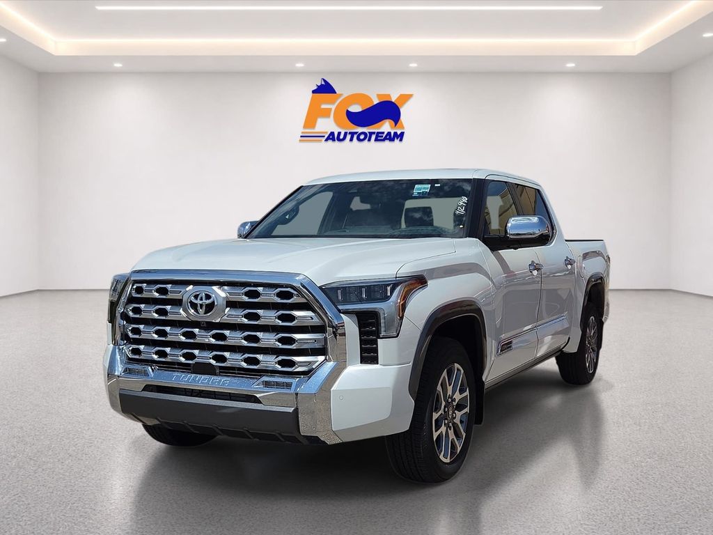 White 2026 Toyota Tundra Pickup Truck Four-Wheel Drive Automatic