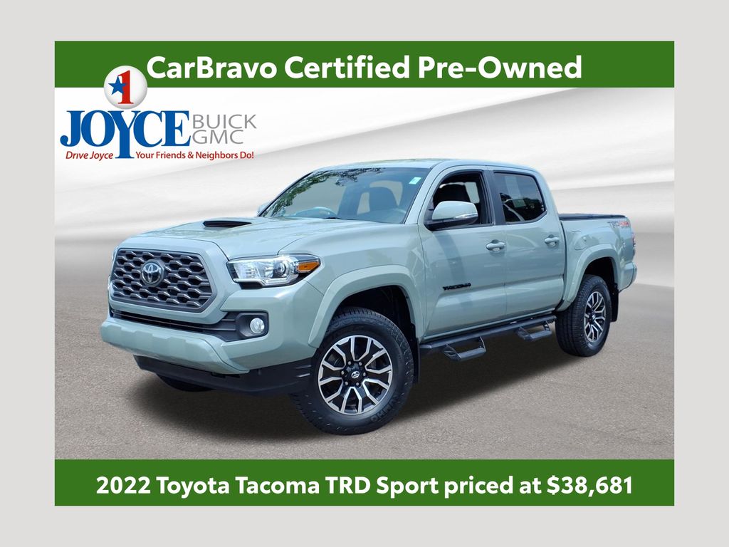 Lunar Rock 2022 Toyota Tacoma Pickup Truck Four-Wheel Drive 6-Speed Automatic