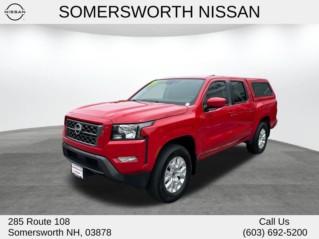 Red Alert 2023 Nissan Frontier Pickup Truck Four-Wheel Drive 9-Speed Automatic