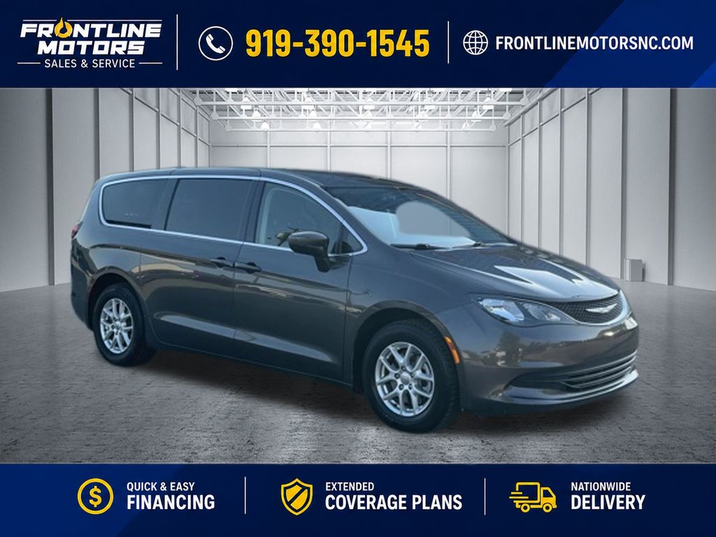 Molten Silver 2017 Chrysler Pacifica Minivan Front-Wheel Drive 9-Speed Automatic