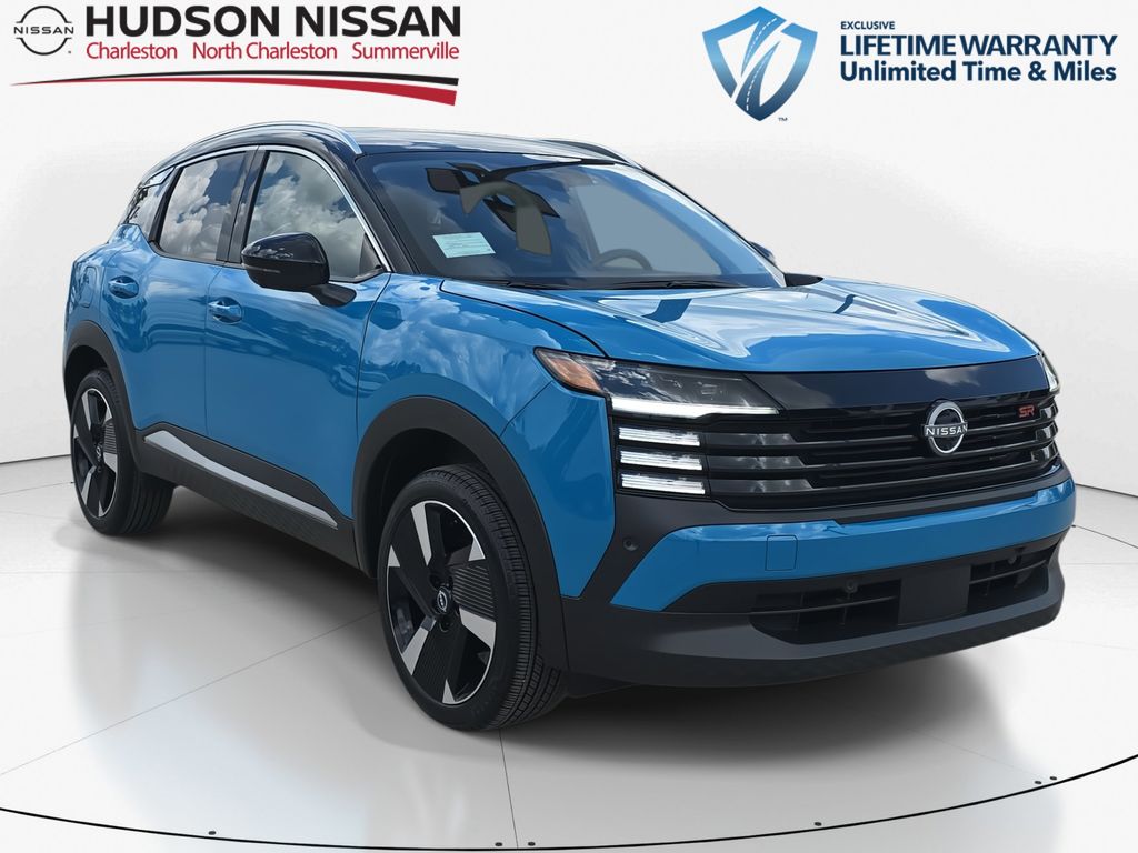 2025 Arctic Ice Blue Metallic/Super Black Nissan Kicks SR FWD SUV