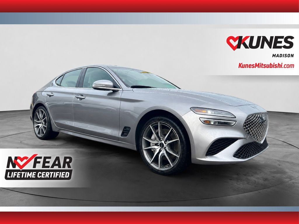 Savile Silver 2025 Genesis G70 Sedan Rear-Wheel Drive 8-Speed Automatic