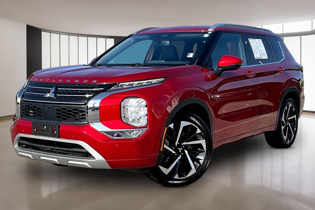 Red Diamond 2024 Mitsubishi Outlander SUV / Crossover Front-Wheel Drive Continuously Variable Transmission