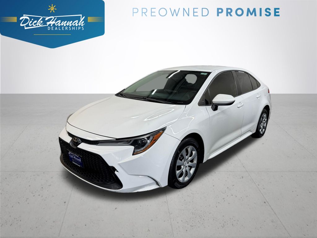 Super White 2021 Toyota Corolla Sedan Front-Wheel Drive Continuously Variable Transmission