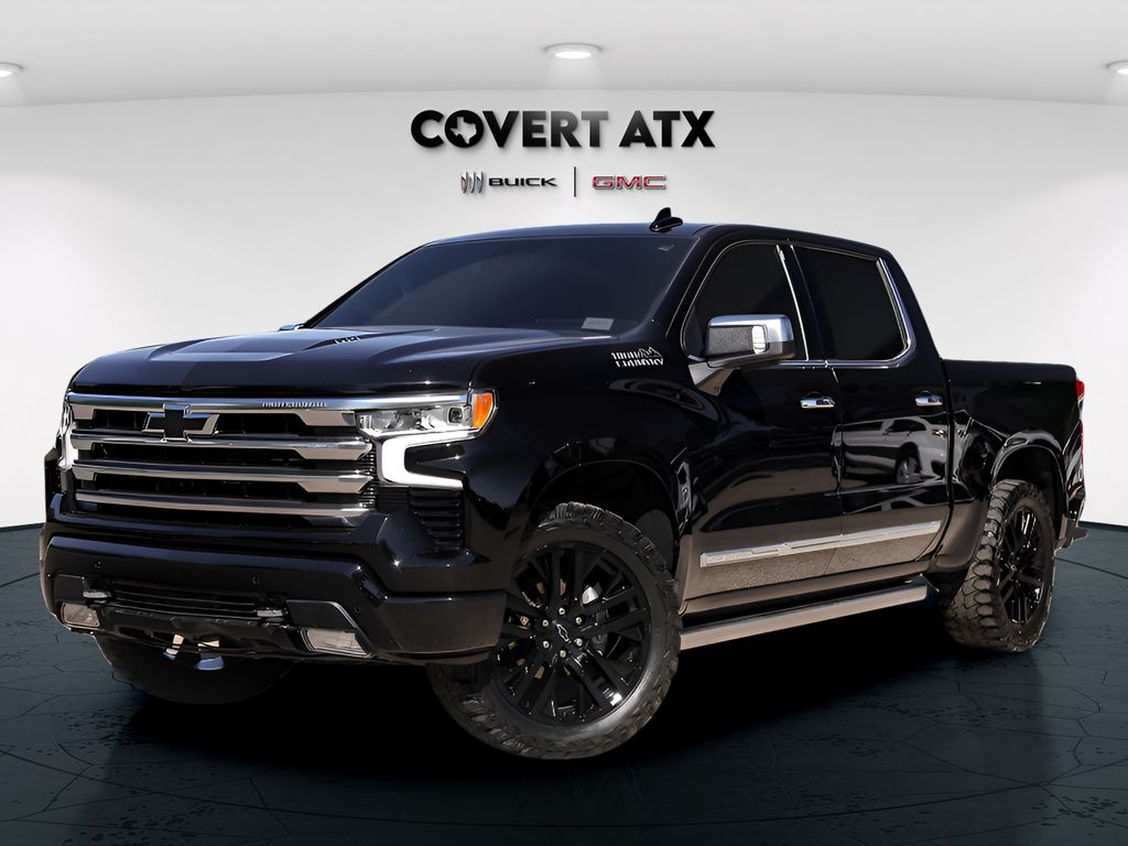 Black 2025 Chevrolet Silverado 1500 Pickup Truck Four-Wheel Drive Automatic