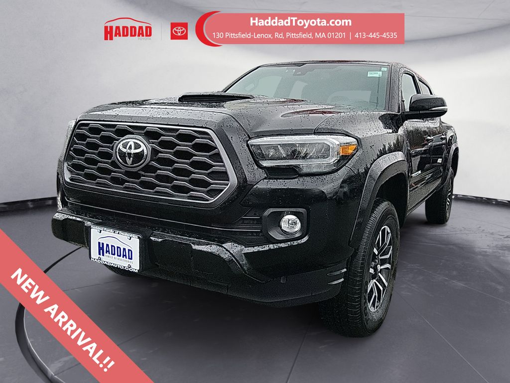 Black 2023 Toyota Tacoma TRD Sport Double Cab 4WD Pickup Truck Four-Wheel Drive 6-Speed Automatic