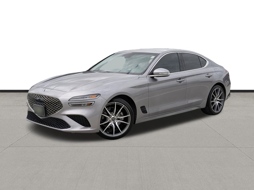 Savile Silver 2023 Genesis G70 2.0T RWD Sedan Rear-Wheel Drive 8-Speed Automatic