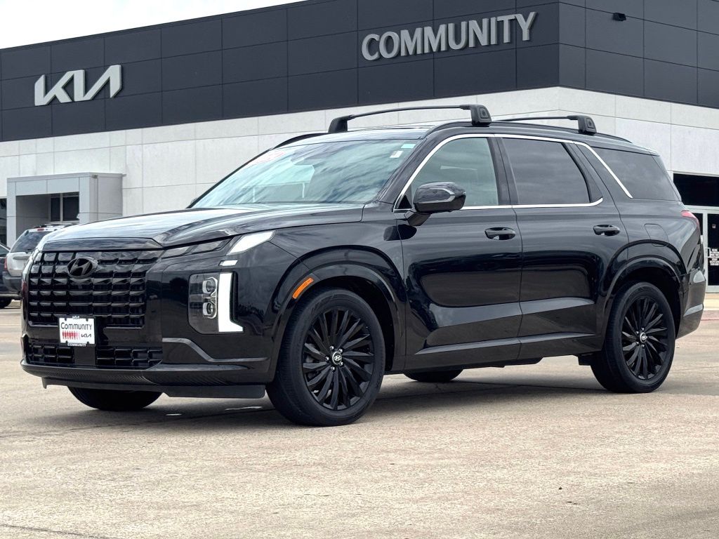 2024 Hyundai Palisade Calligraphy Night Edition Black at Don McGill Toyota