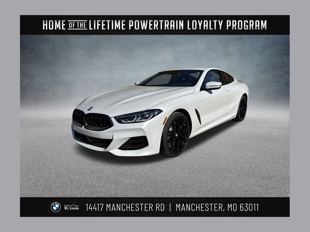 Mineral White Metallic 2026 BMW 8 Series 840i Coupe xDrive Coupe All-Wheel Drive 8-Speed Automatic