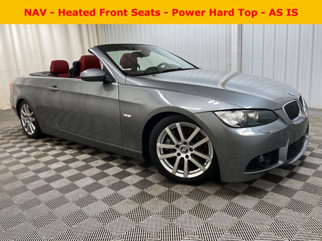 Space Gray Metallic 2009 BMW 3 Series 335i Convertible RWD Convertible Rear-Wheel Drive 6-Speed Manual