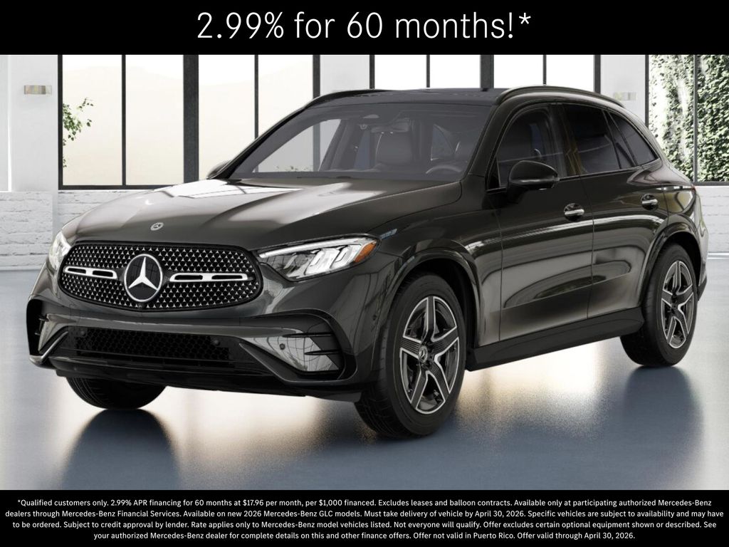Gray (Graphite Grey Metallic) 2026 Mercedes-Benz GLC 300 4MATIC SUV / Crossover All-Wheel Drive 9-Speed Automatic