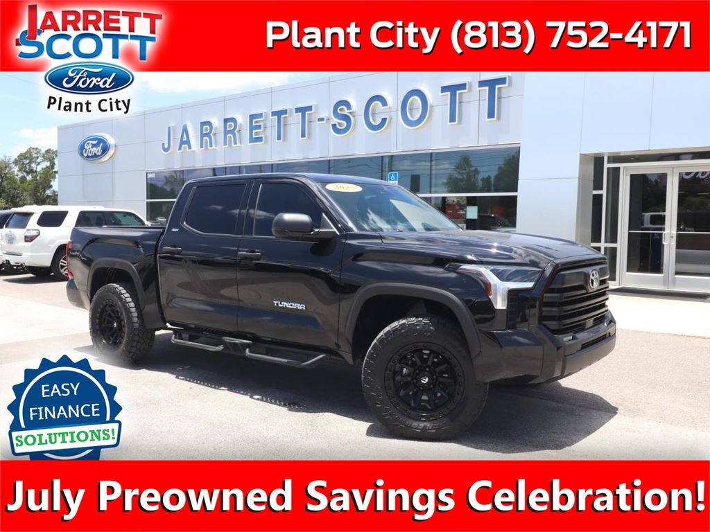 Midnight Black Metallic 2025 Toyota Tundra Pickup Truck Four-Wheel Drive Automatic