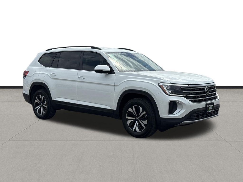 2026 Volkswagen Atlas 2.0T SE White at DeMontrond Auto Country