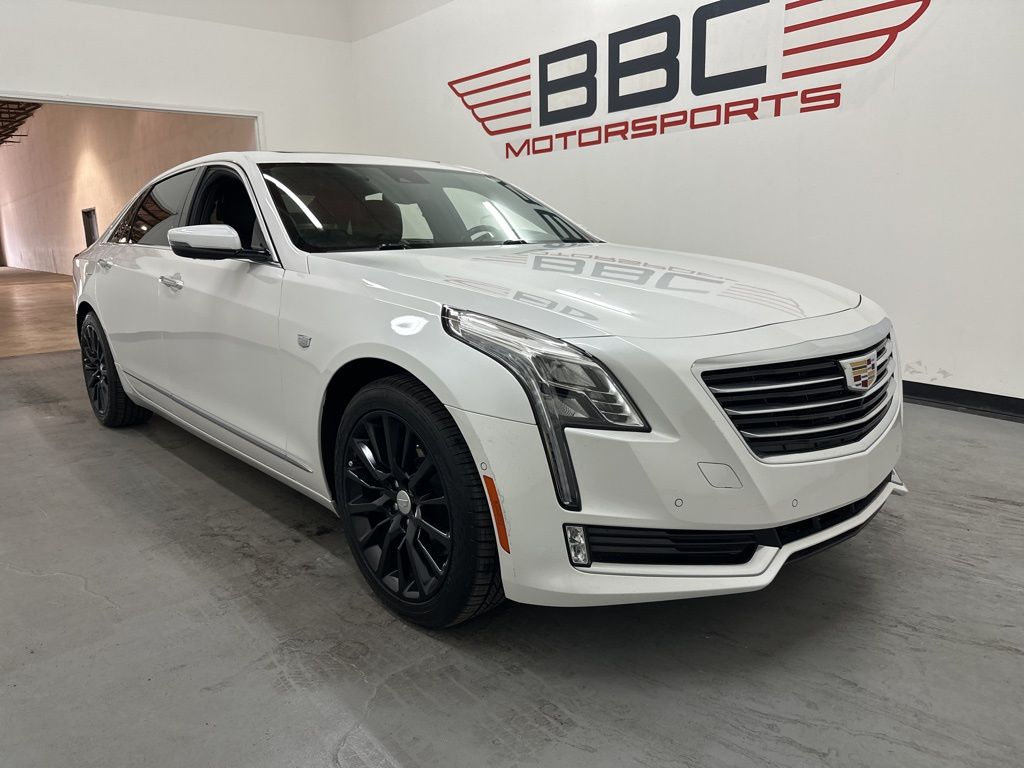 Crystal White Tricoat 2018 Cadillac CT6 3.6L Luxury AWD Sedan All-Wheel Drive 8-Speed Automatic