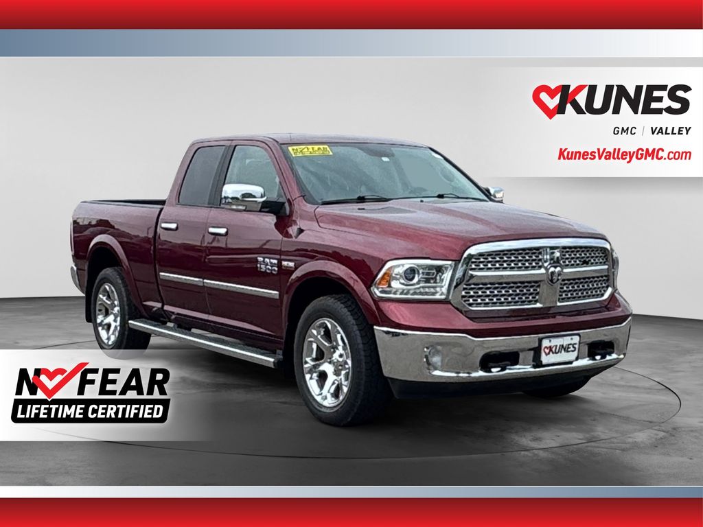 Delmonico Red Pearlcoat 2018 RAM 1500 Pickup Truck Four-Wheel Drive 8-Speed Automatic