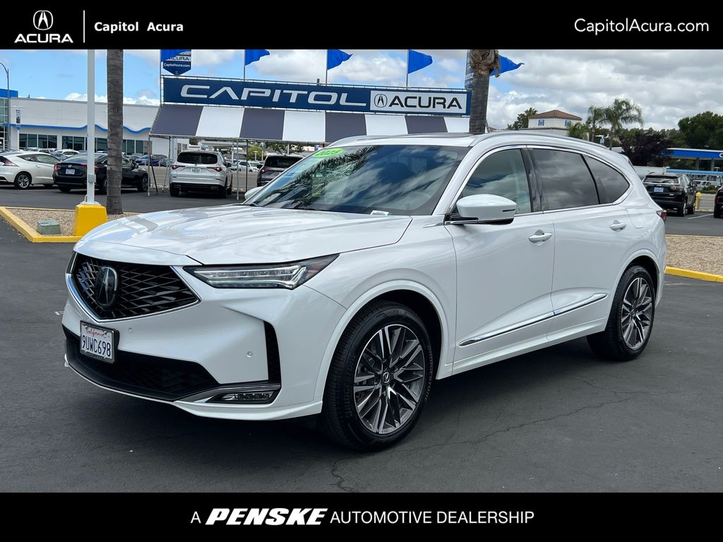 Platinum White Pearl 2025 Acura MDX SUV / Crossover All-Wheel Drive Automatic