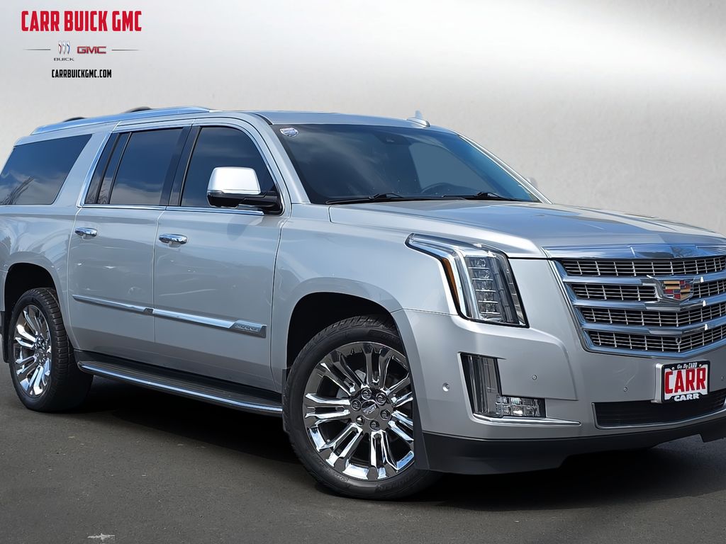 Radiant Silver Metallic 2018 Cadillac Escalade ESV Luxury 4WD SUV / Crossover Four-Wheel Drive