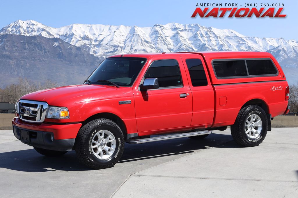 Torch Red 2011 Ford Ranger Pickup Truck Four-Wheel Drive 5-Speed Manual Overdrive