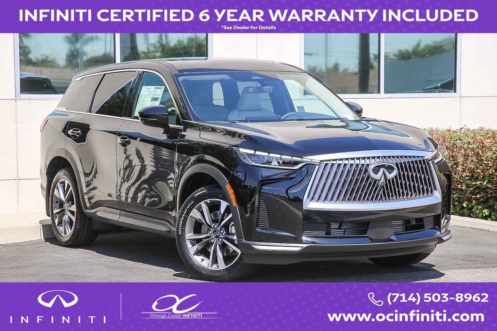 Black Obsidian 2026 INFINITI QX60 Pure FWD SUV / Crossover Front-Wheel Drive 9-Speed Automatic