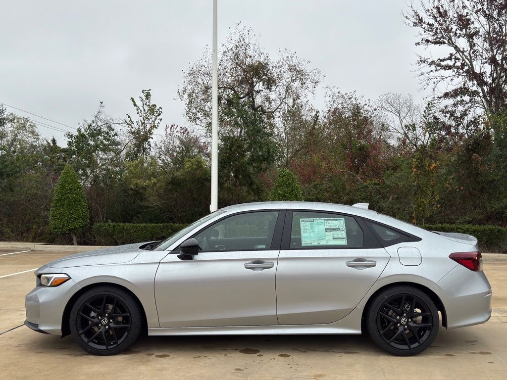 2026 Honda Civic Sport Silver at Monument Chevrolet