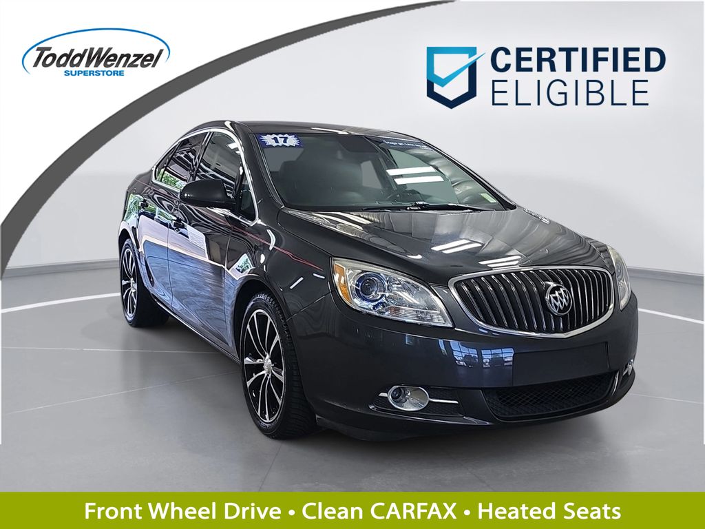 Graphite Gray Metallic 2017 Buick Verano Sport Touring FWD Sedan Front-Wheel Drive 6-Speed Automatic Overdrive
