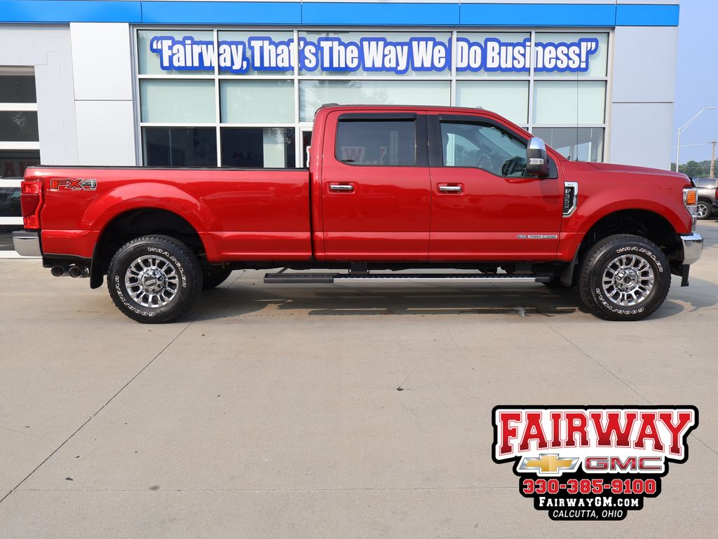 Rapid Red Metallic Tinted Clearcoat 2020 Ford F-350 Super Duty Pickup Truck Four-Wheel Drive Automatic