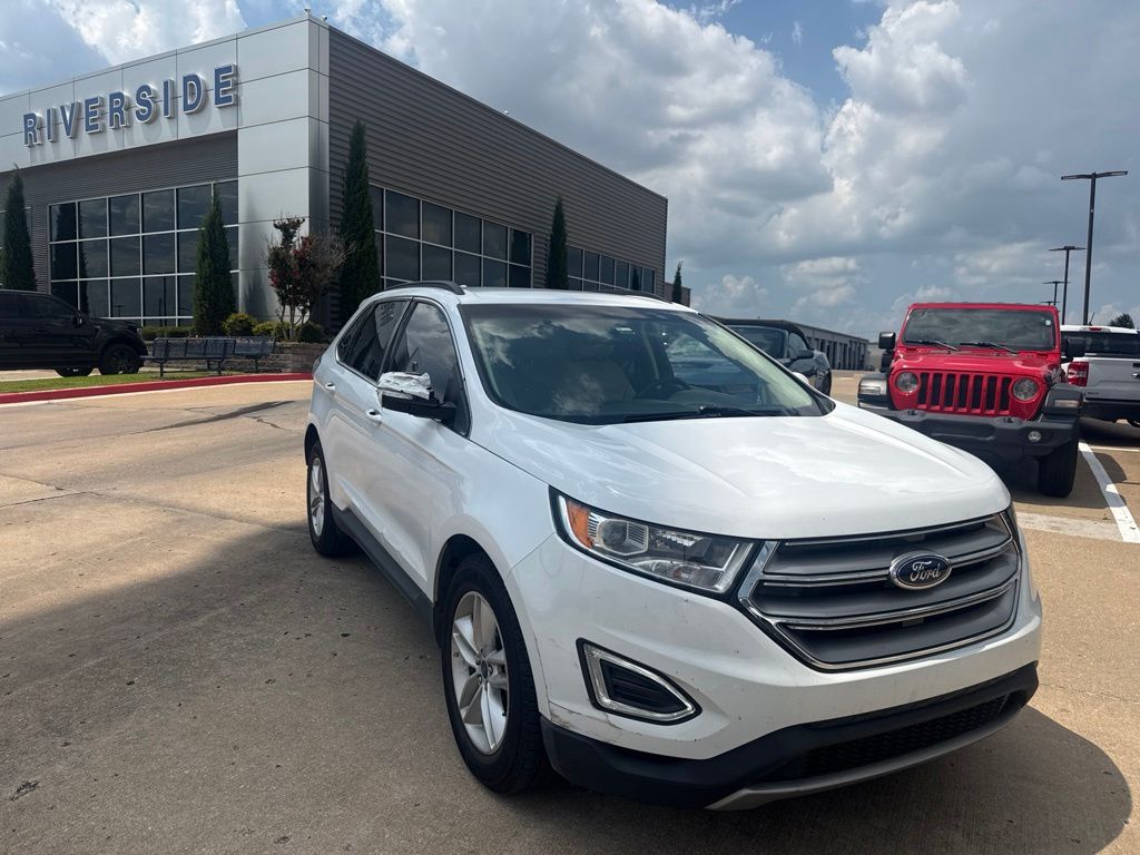 Oxford White 2017 Ford Edge SUV / Crossover Front-Wheel Drive 6-Speed Automatic