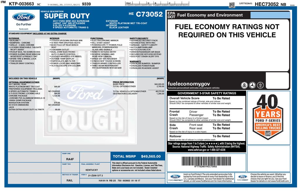 Used Car 2017 Ford F-250sd  Lariat For Sale Under $30,000 In San Antonio, Texas