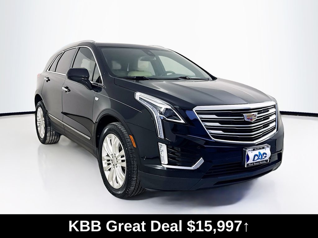Stellar Black Metallic 2018 Cadillac XT5 SUV / Crossover Front-Wheel Drive 8-Speed Automatic